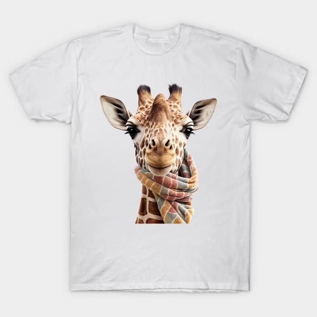 Cute Giraffe T-Shirt by Satic